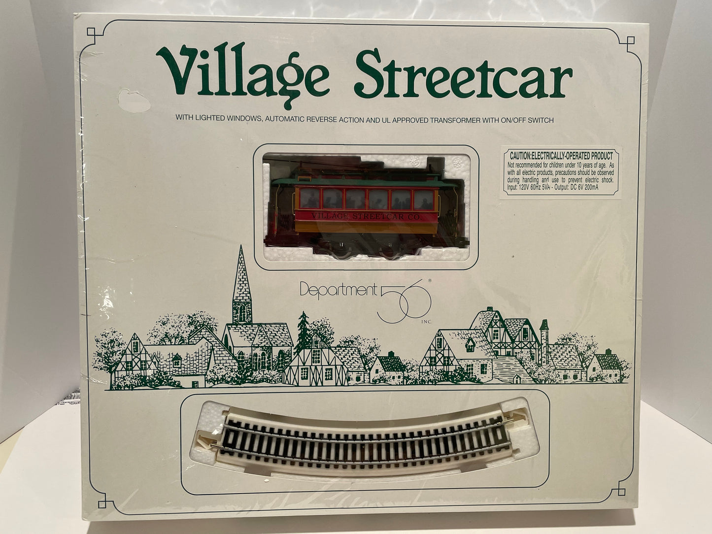Department 56 Village Streetcar - BRAND NEW Still Sealed