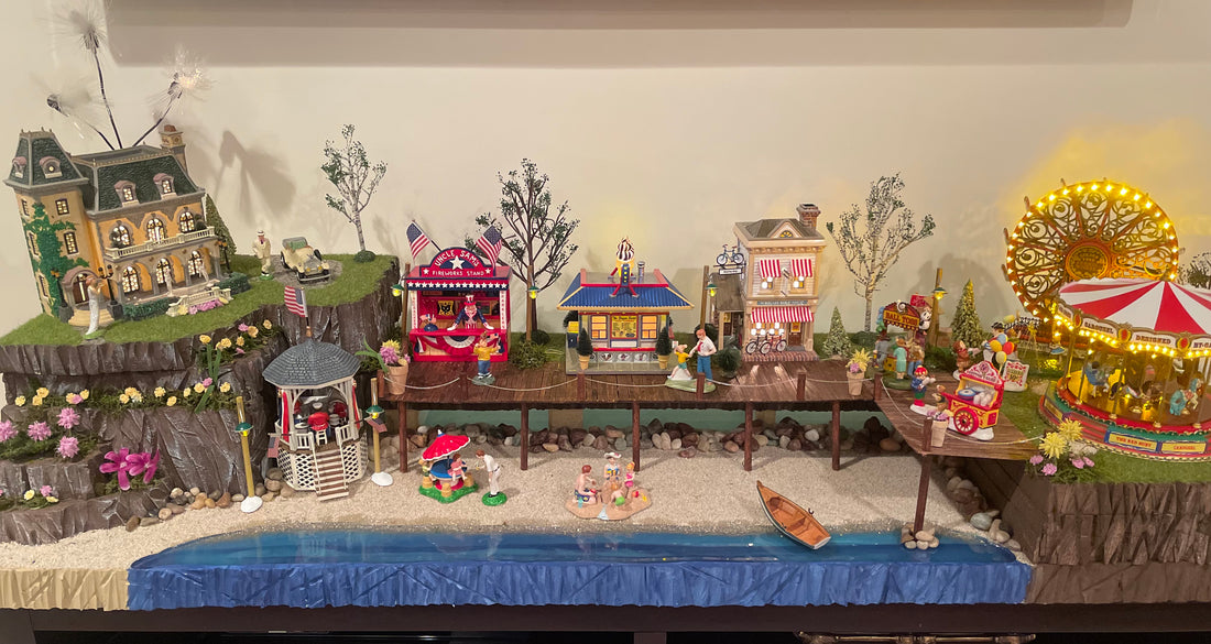 Creating a Summer Paradise: Building a Newport, RI Diorama with Department 56 Houses