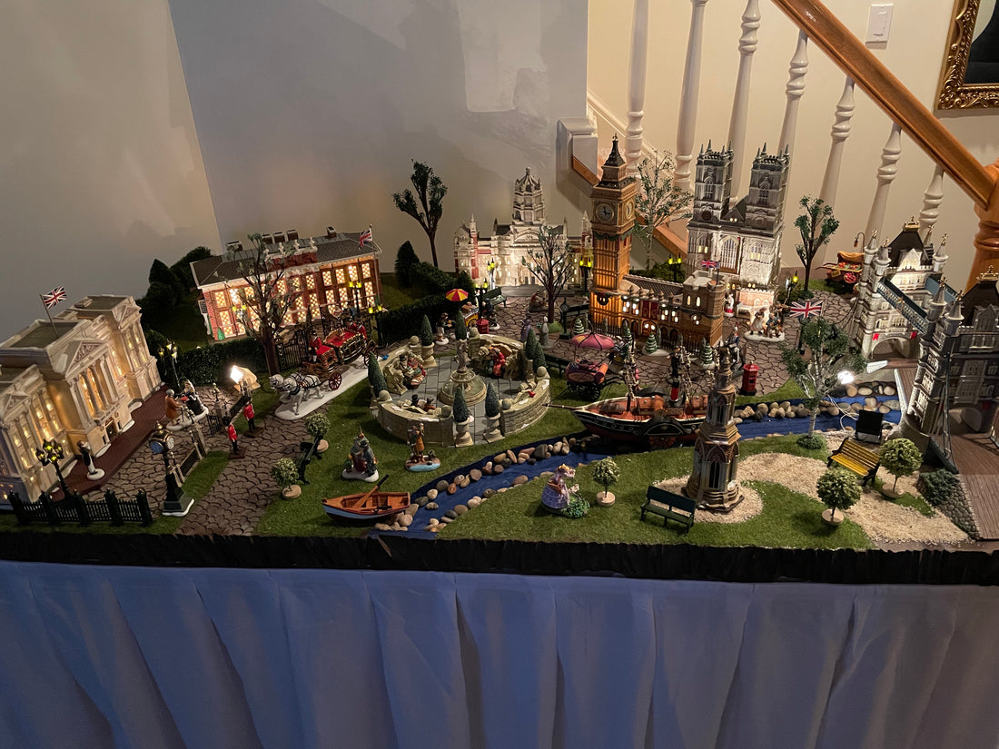 Bringing the Royal Coronation to Life: Creating a Diorama of Downtown London with Department 56 Houses