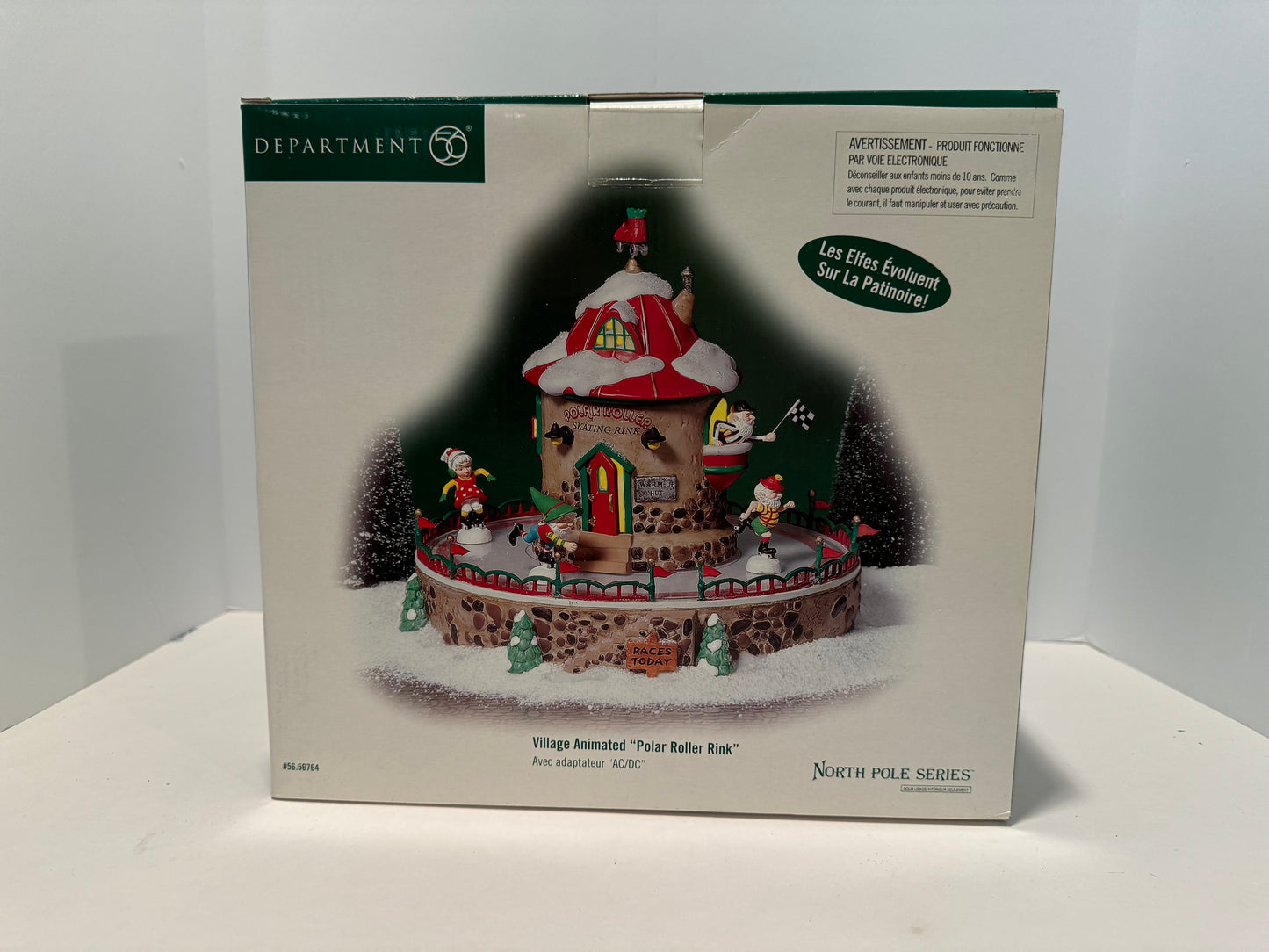 Dept 56 Village Animated Polar Roller Rink