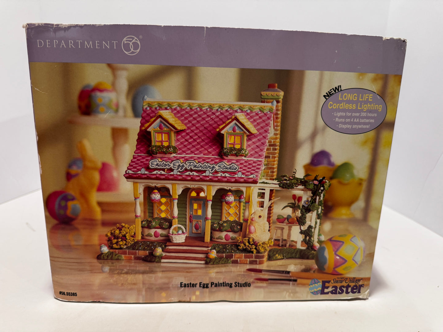 Dept 56  Easter Egg Painting Studio - Snow Village Easter