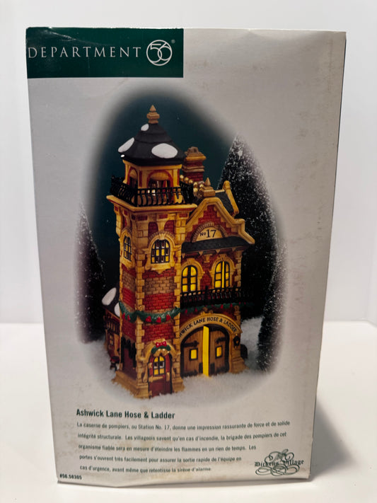 Dept 56 Ashwick Lane Hose & Ladder