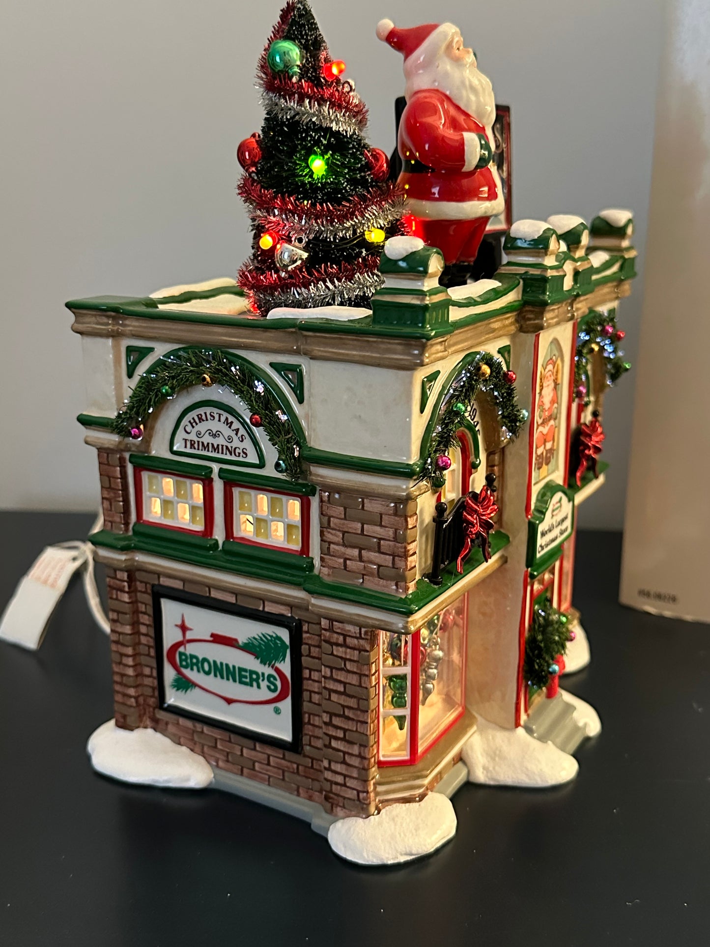 Department 56 Bronner’s Christmas Wonderland - signed by Artist