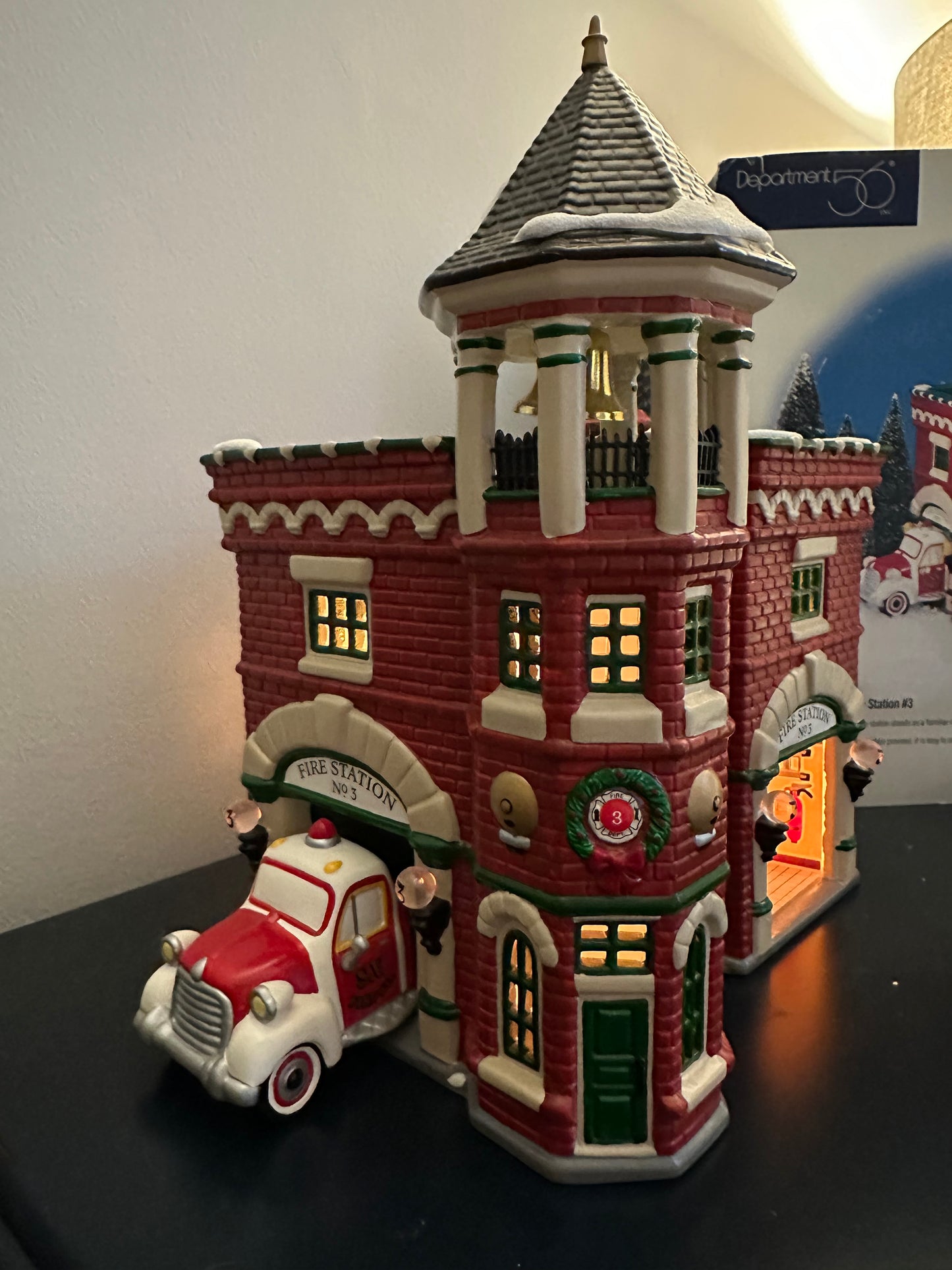 Department 56 Fire Station #3 - Snow village