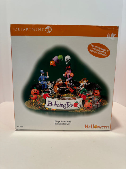 Dept 56 Bobbing For Apples - BRAND NEW