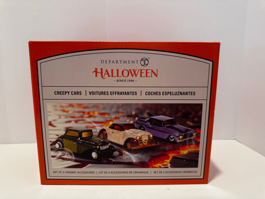 Dept 56 Creepy Cars Brand new