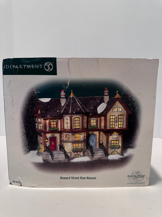 Dept 56 Howard Street Row Houses