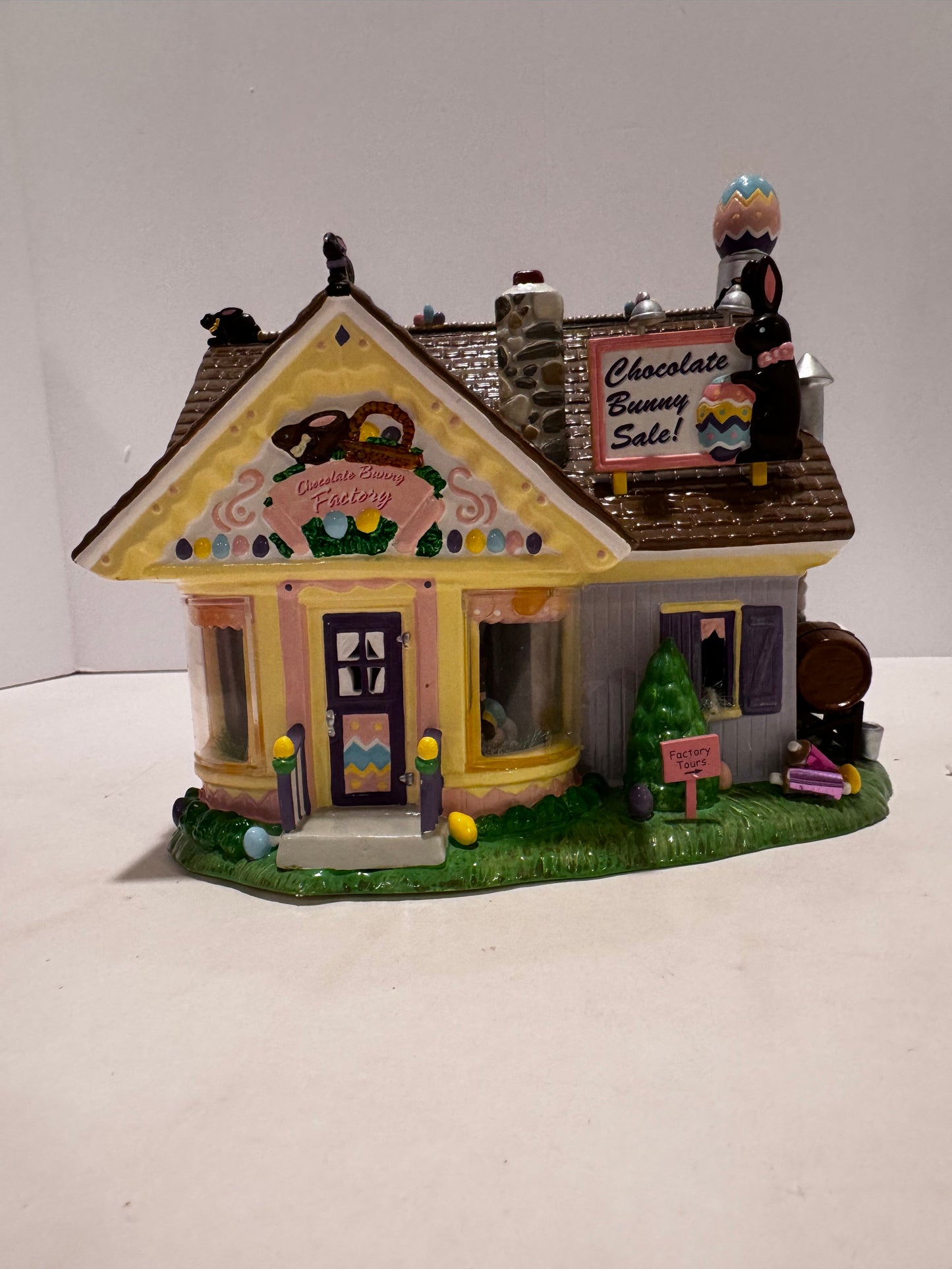 Dept 56 Chocolate Bunny Factory - Snow Village Easter