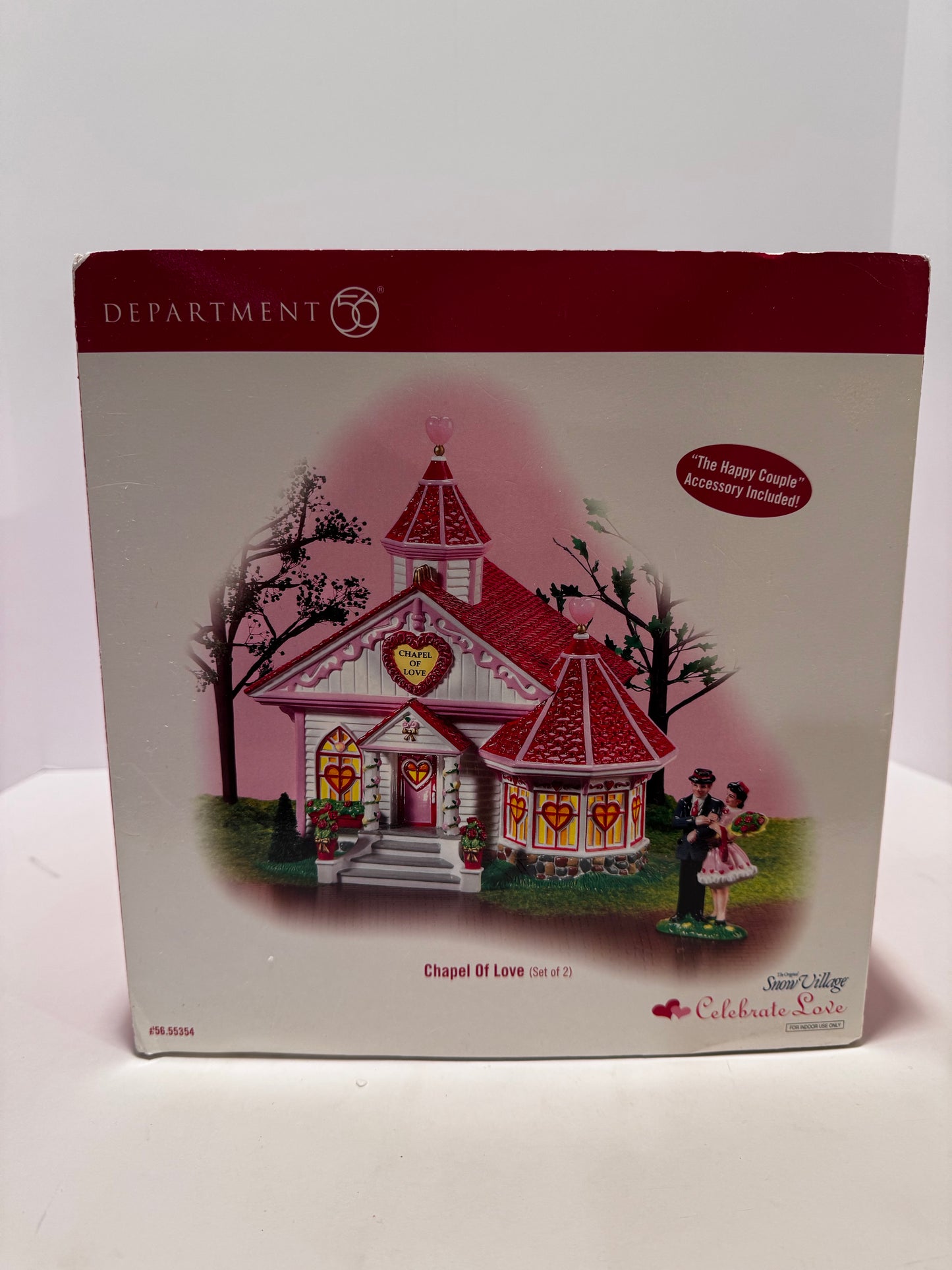 Dept 56  Chapel of Love - Snow Village - Valentine's