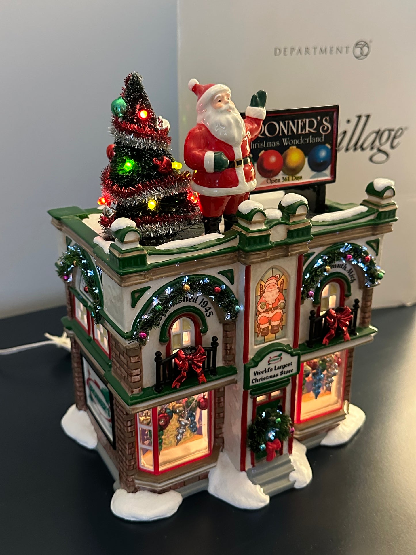 Department 56 Bronner’s Christmas Wonderland - signed by Artist