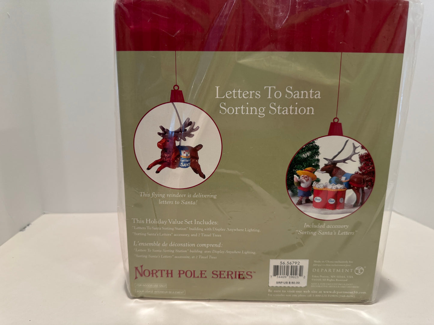 Dept 56 Letters To Santa Sorting Station - BRAND NEW - STILL SEALED