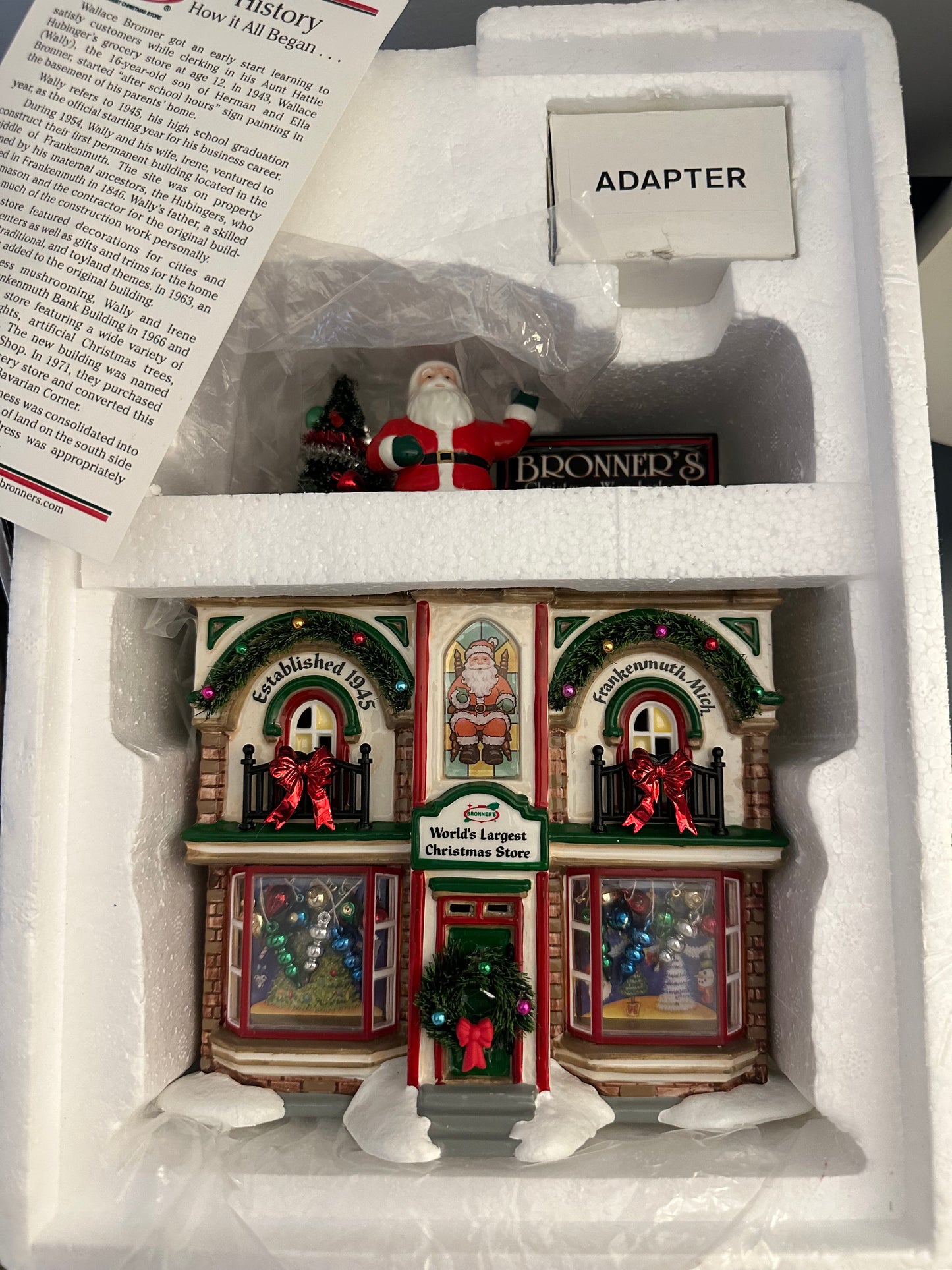 Department 56 Bronner’s Christmas Wonderland - signed by Artist
