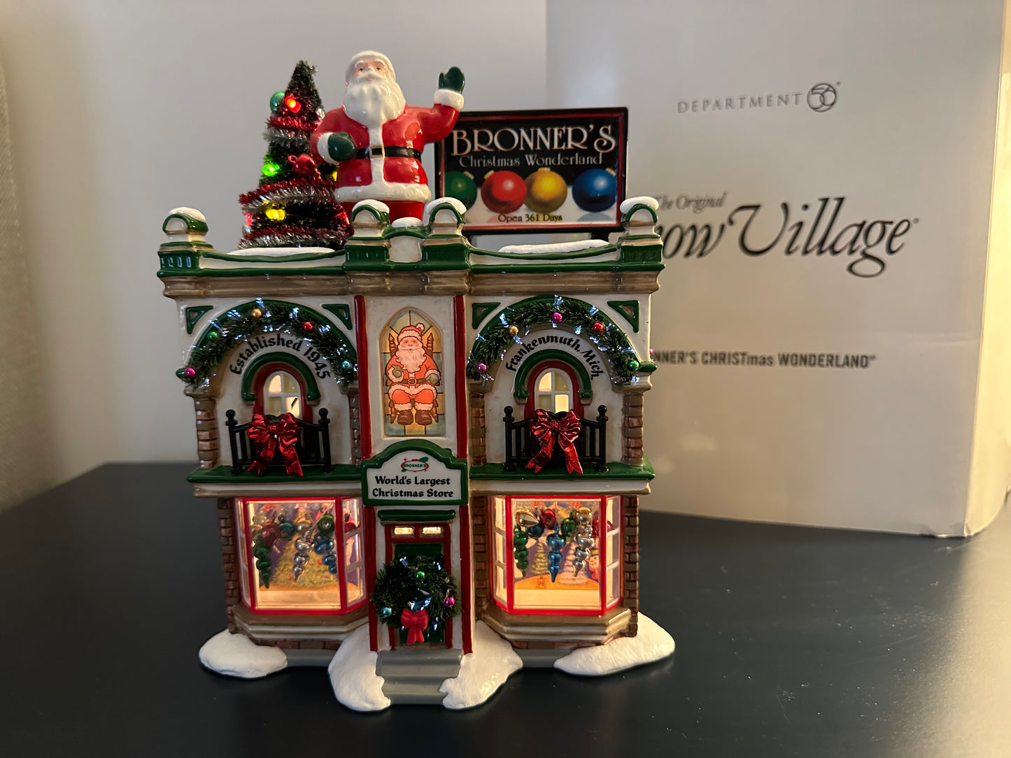 Department 56 Bronner’s Christmas Wonderland - signed by Artist