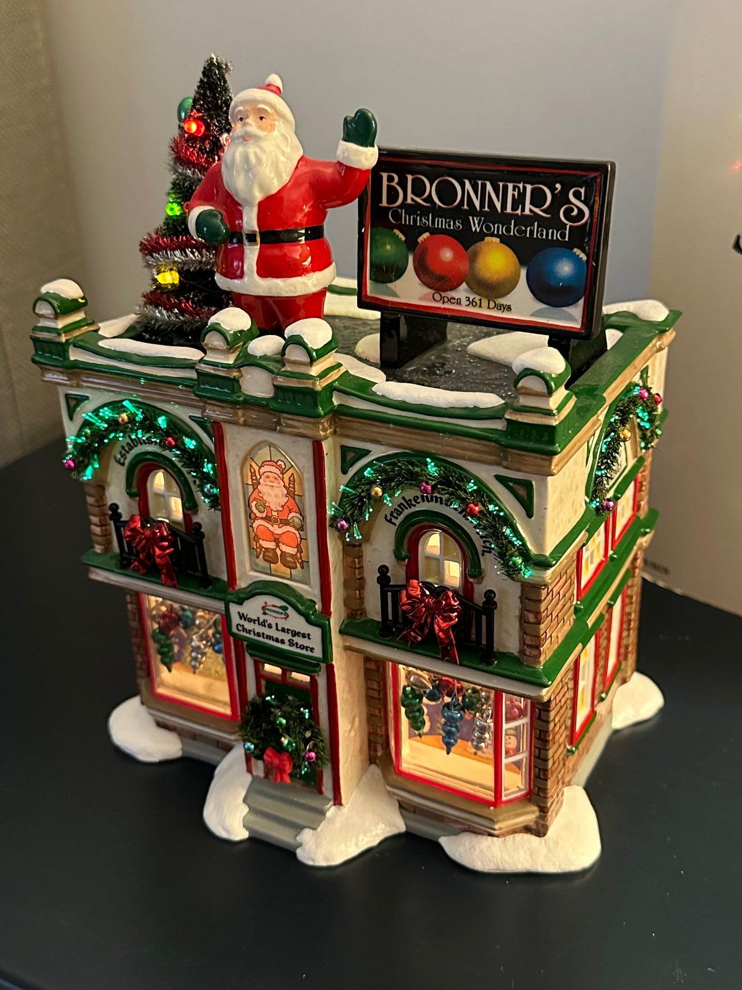 Department 56 Bronner’s Christmas Wonderland - signed by Artist