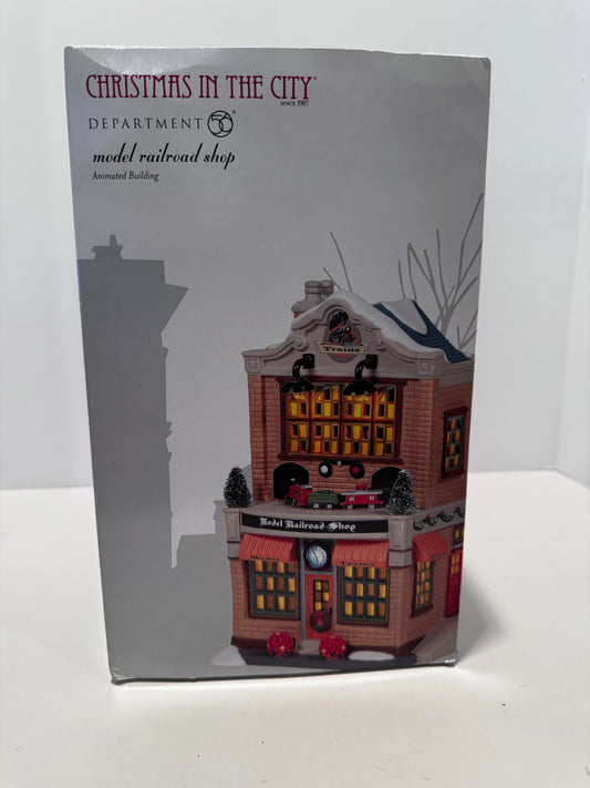 Dept 56 Model Railroad Shop