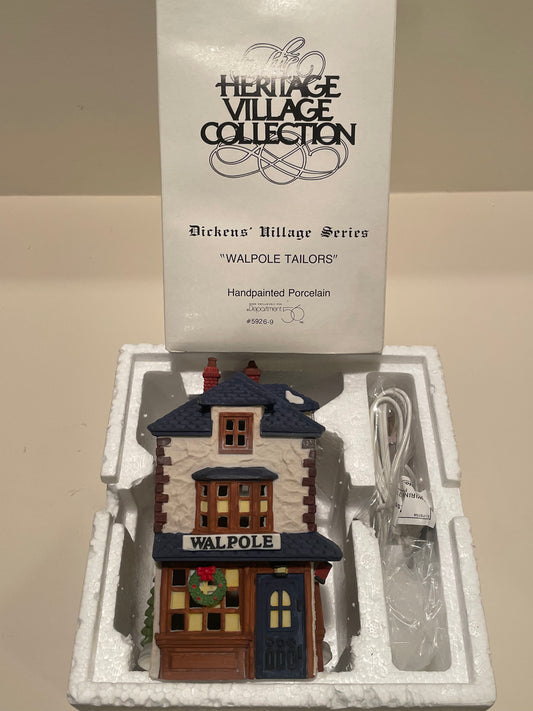 Department 56 Walpole Tailors