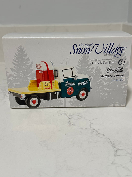 Department 56 Snow Village Cocoa-Cola Service Truck 4044876 - BRAND NEW