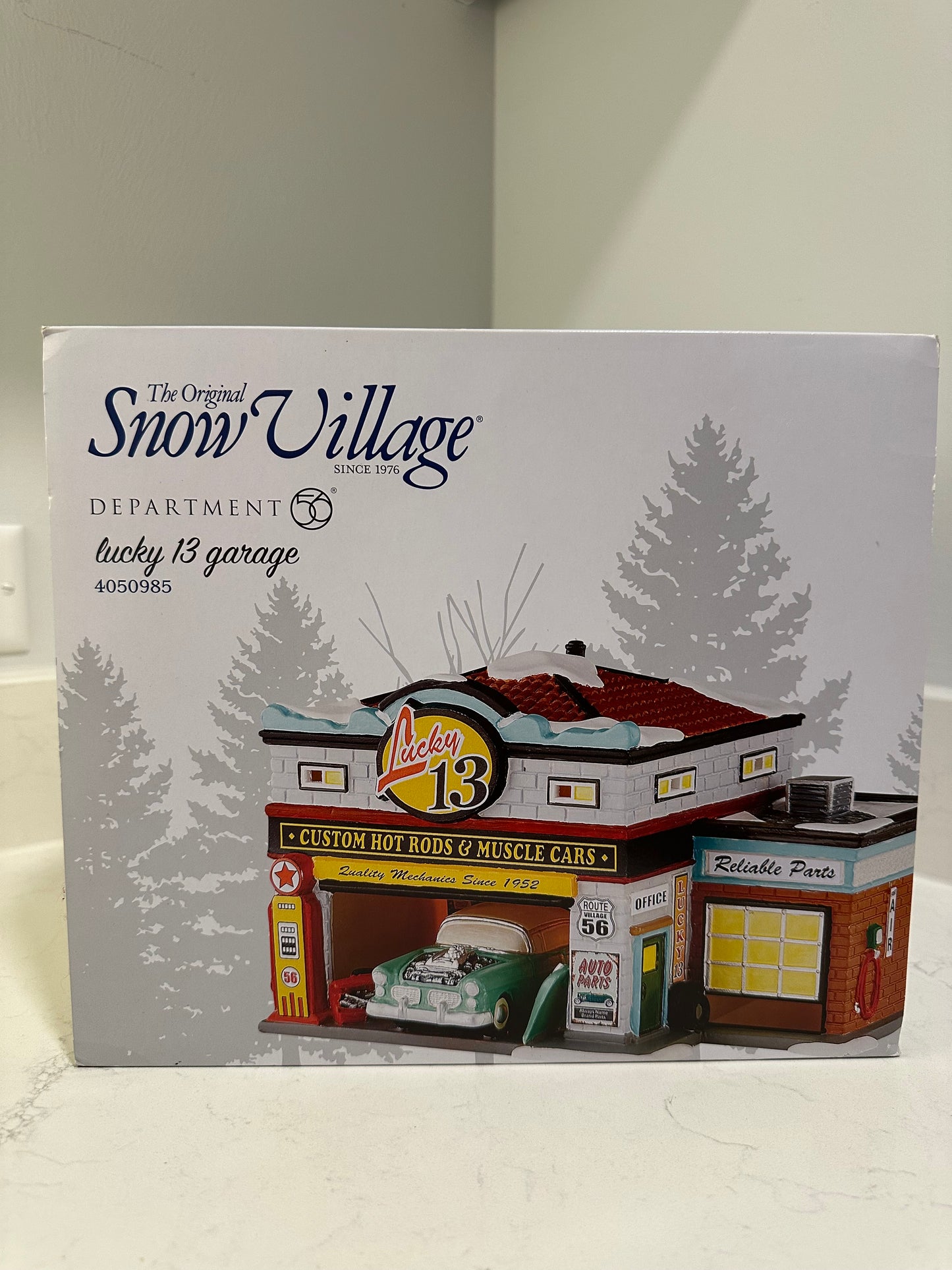 Dept 56 Snow Village - Lucky 13 Garage - BRAND NEW