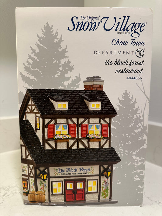 Department 56 Snow Village Black Forest Restaurant 4044856 - BRAND NEW