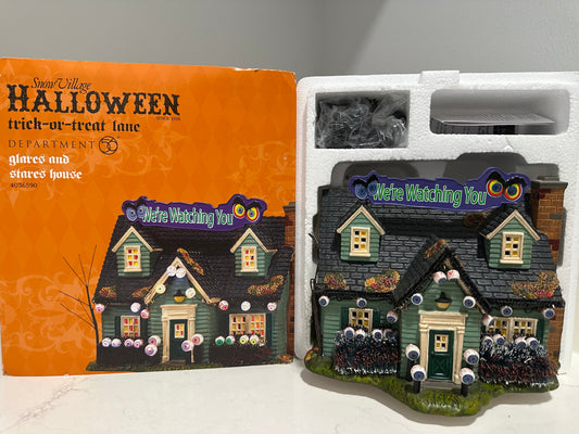 Department 56 Tick-Or-Treat-Lane Glares and Stares House 4036590 - READ Description