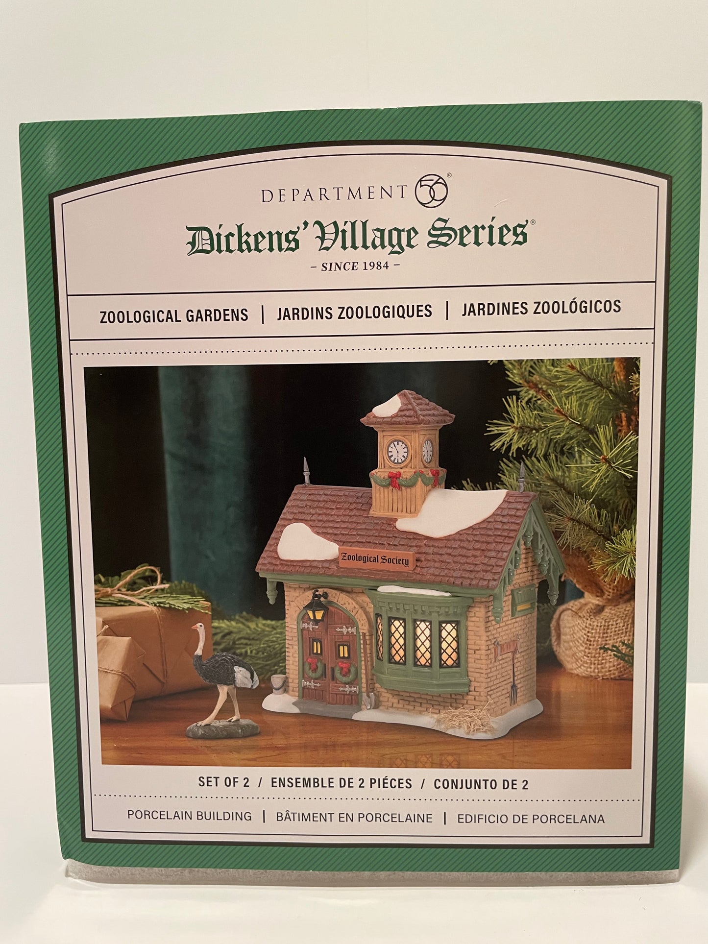 Department 56 Zoological Gardens (set of 2)