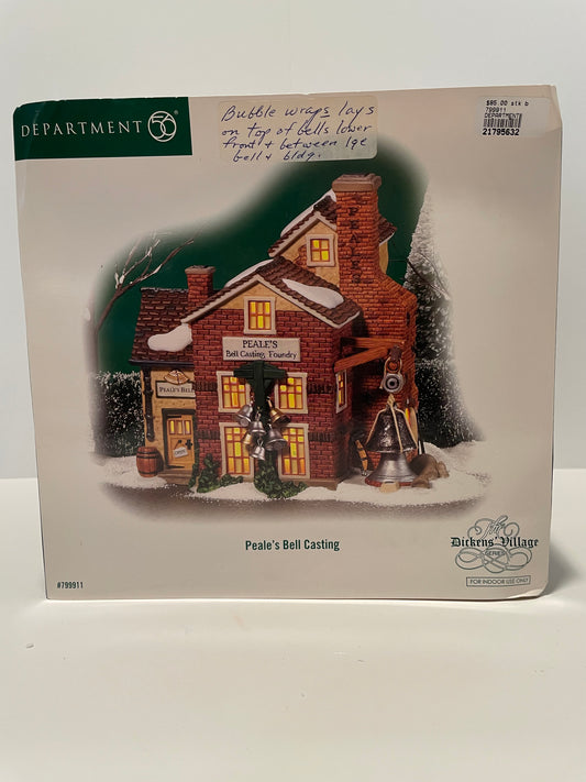 Department 56 Peale's Bell Casting