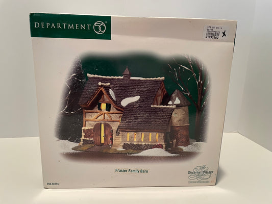 Department 56 Frasier Family  Barn