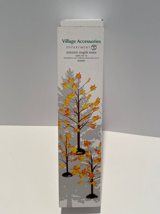 Department 56 Autumn Maple Trees