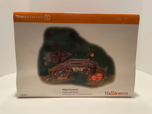 Department 56 Creepy Creek Bridge - BRAND NEW