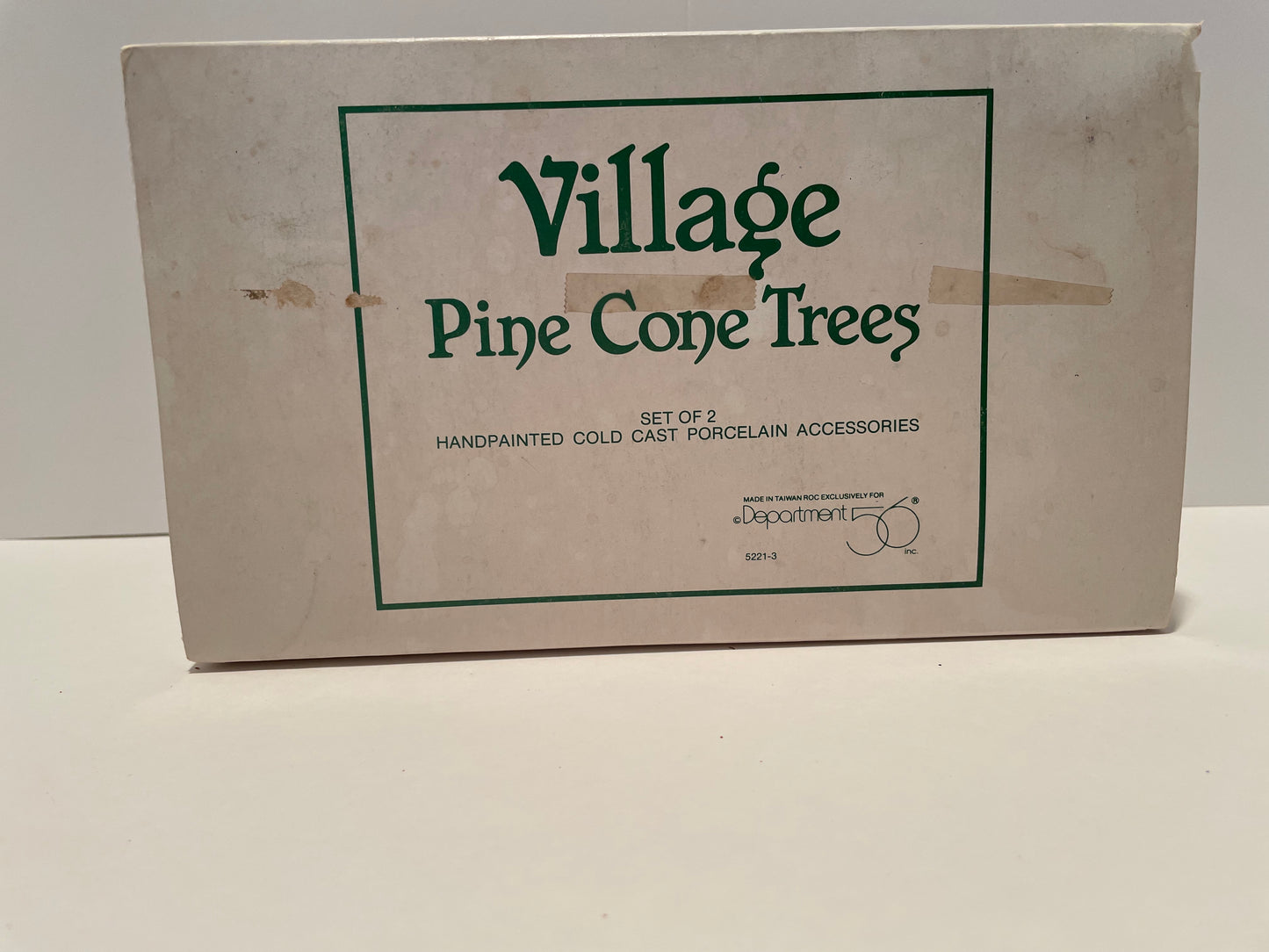 Department 56 Pine Cone Trees - set of 2