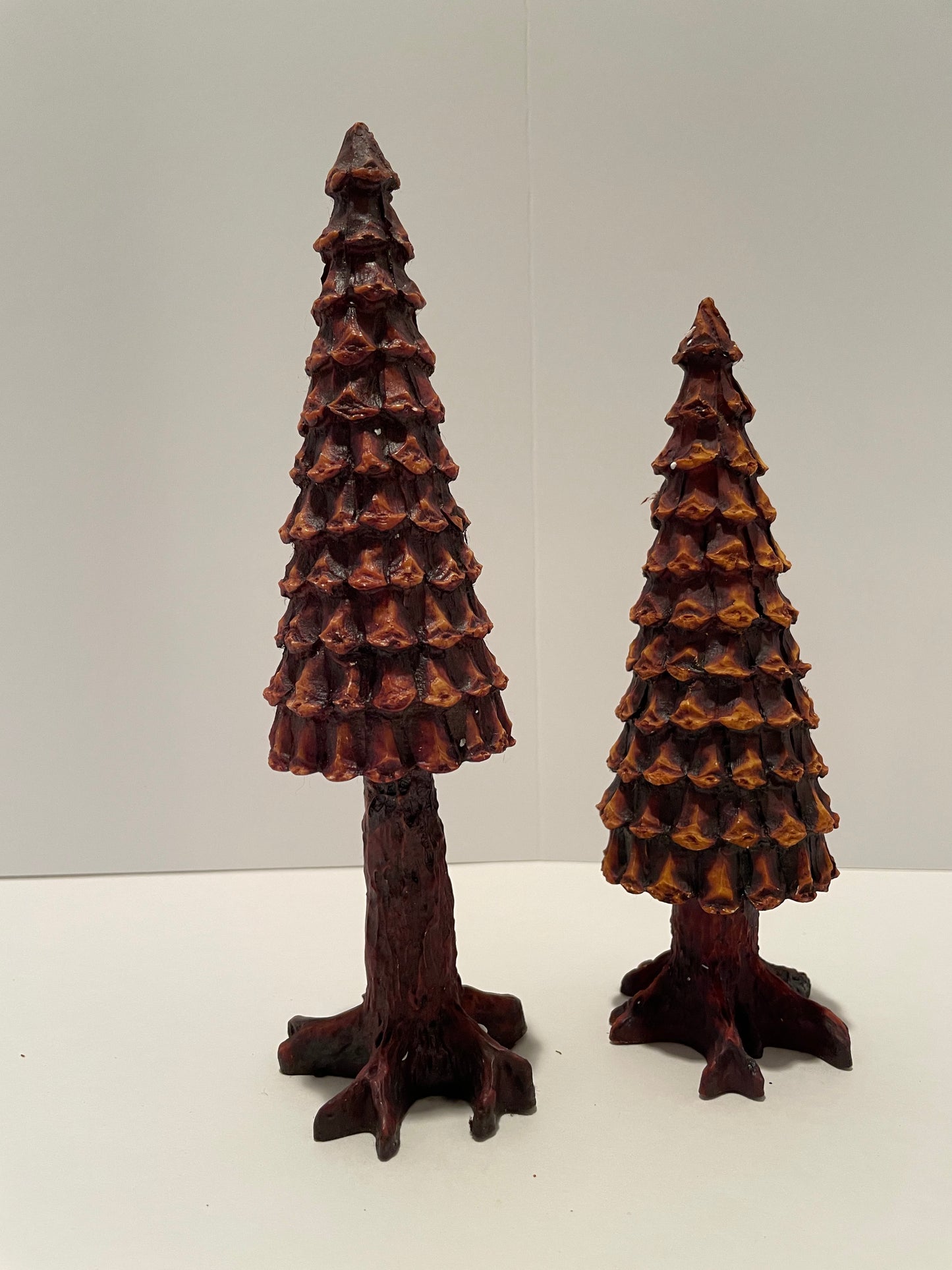 Department 56 Pine Cone Trees - set of 2