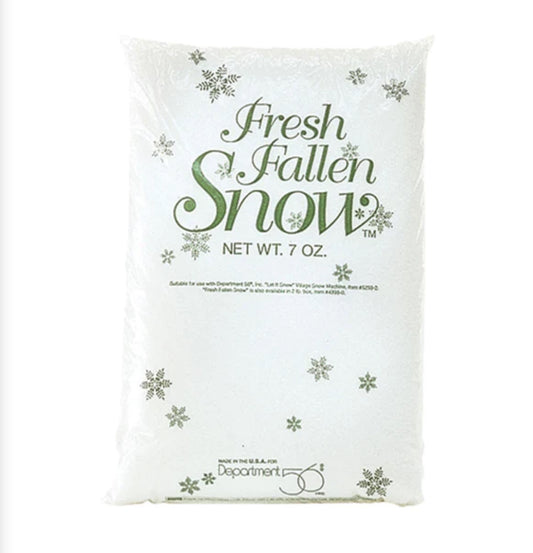 Department 56 7oz bag of Fresh Fallen and Snow