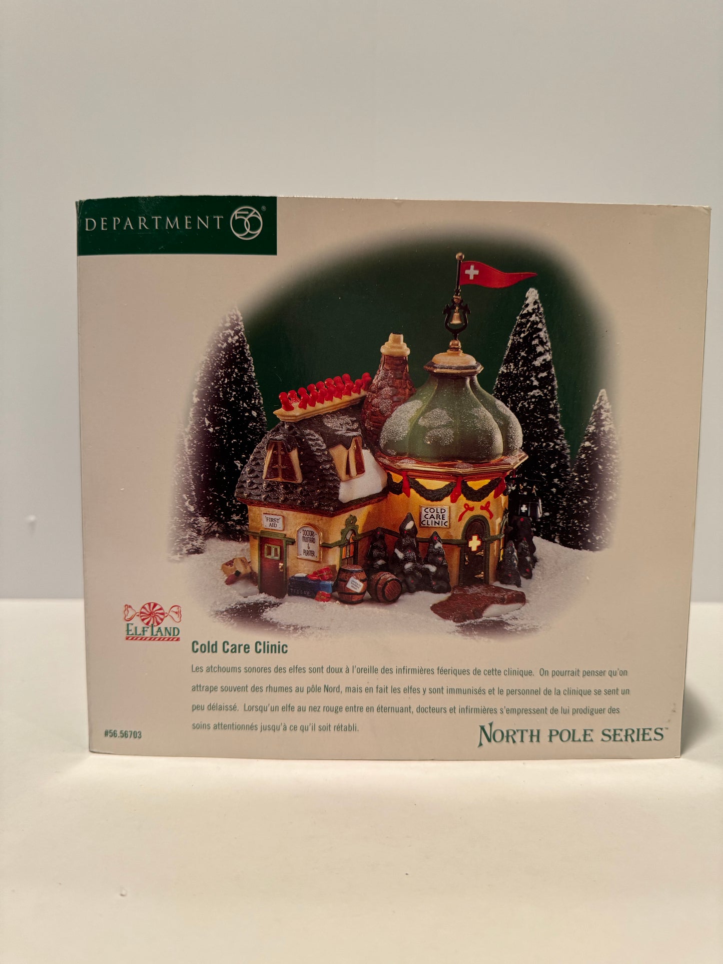 Department 56 North Pole Cold Care Clinic - Brand new