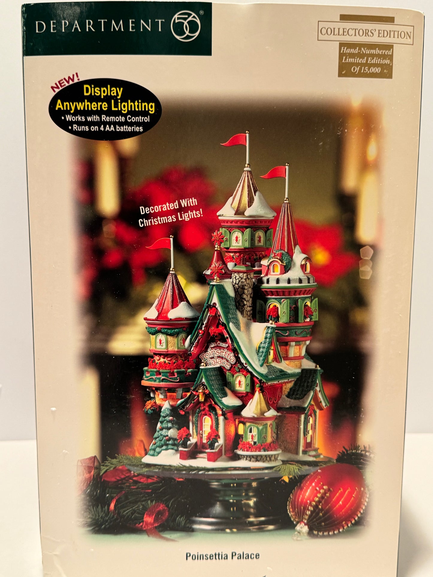 Department 56 North Pole Pointsettia Palace - Brand new