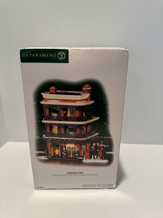 Department 56 - Jambalaya Cafe - BRAND NEW - Read Description