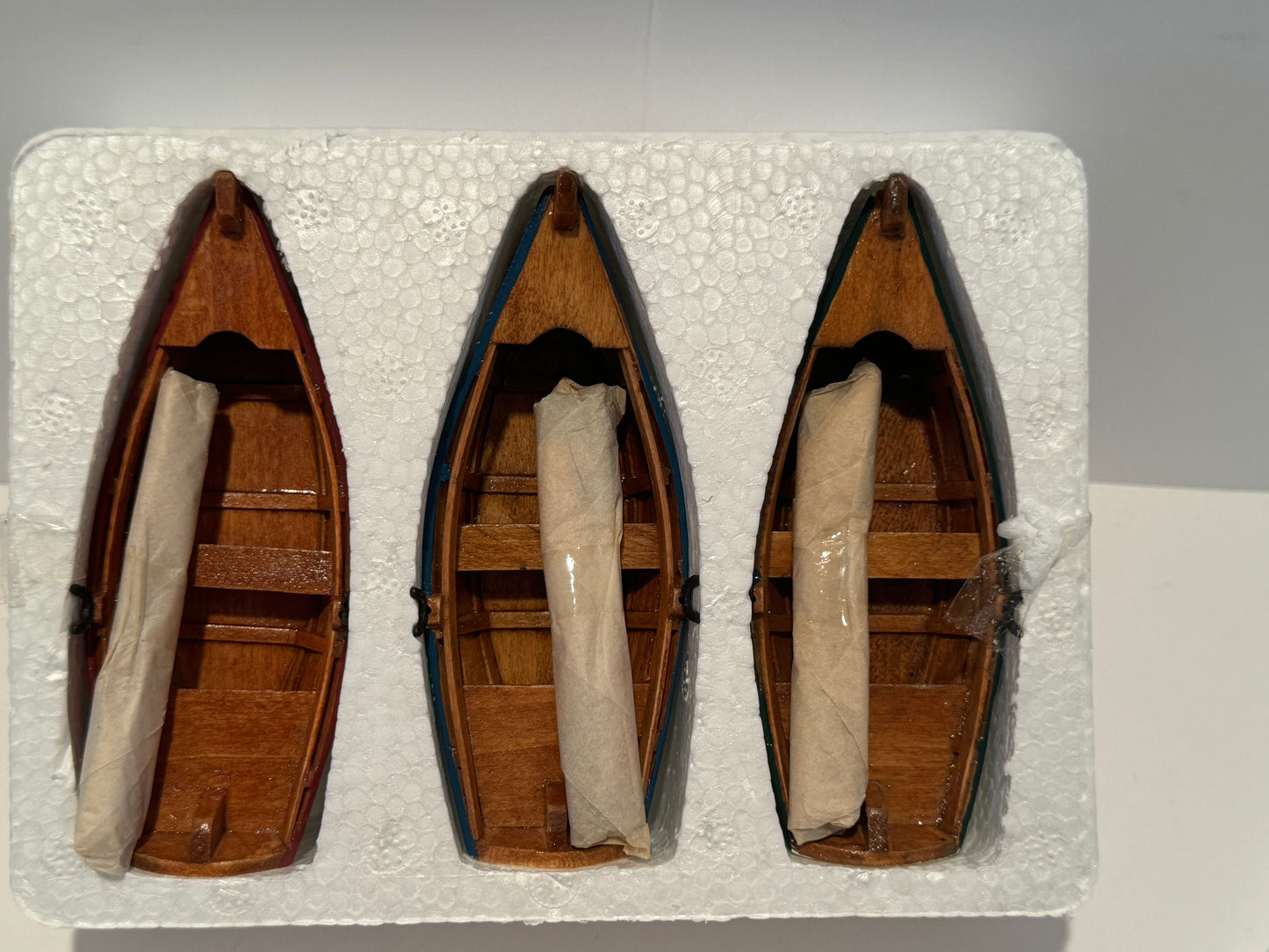 Department 56 - Wooden Row Boats - Brand New