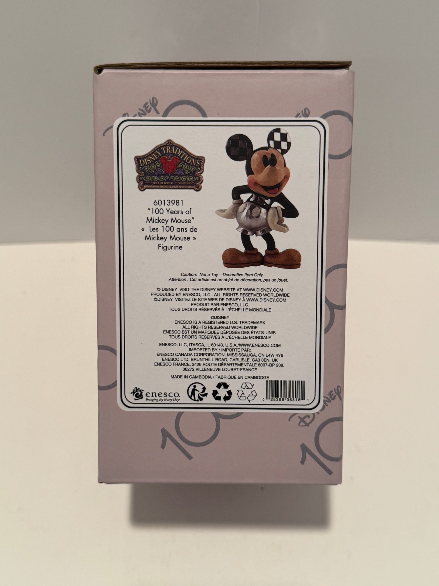 Jim Shore - 100 Years Of Mickey 6013981 - Brand New