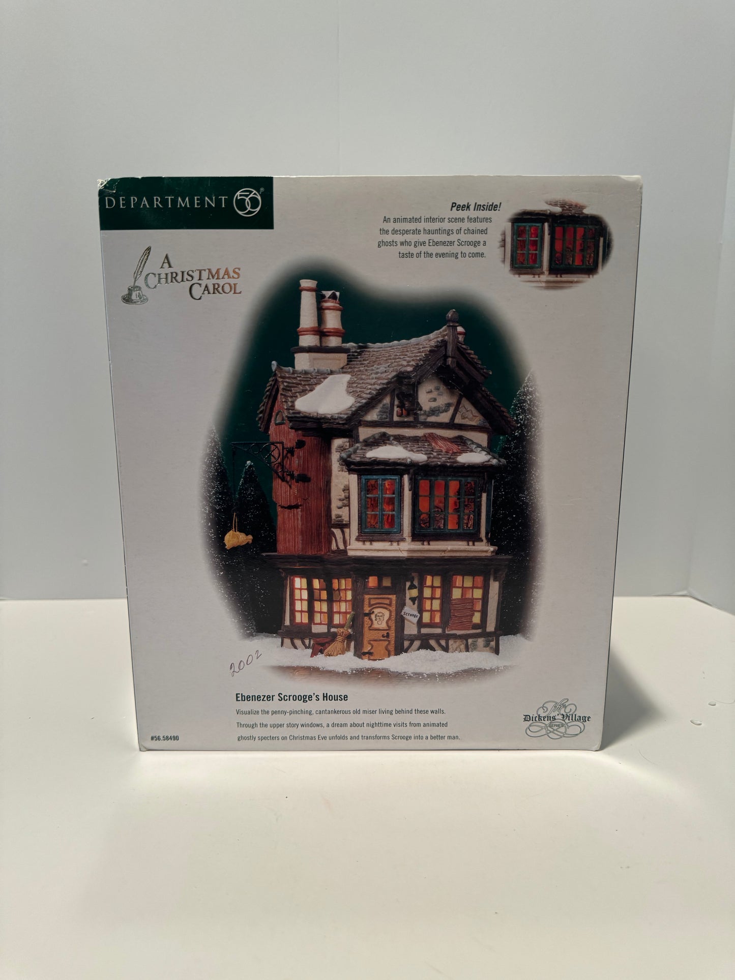 Department 56 – Ebeneezer Scrooge's House – please read description