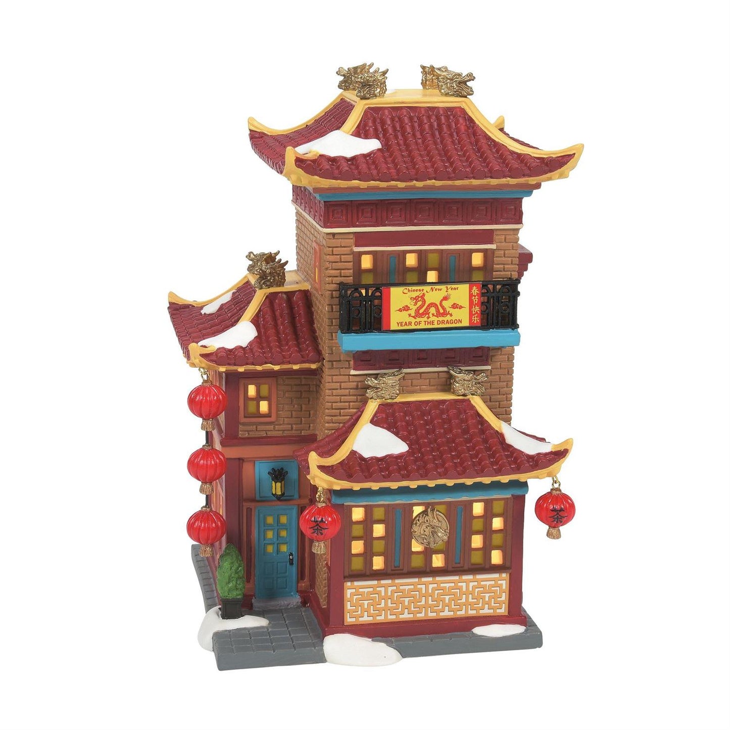 Department 56 Lunar Dragon Tea House - BRAND NEW